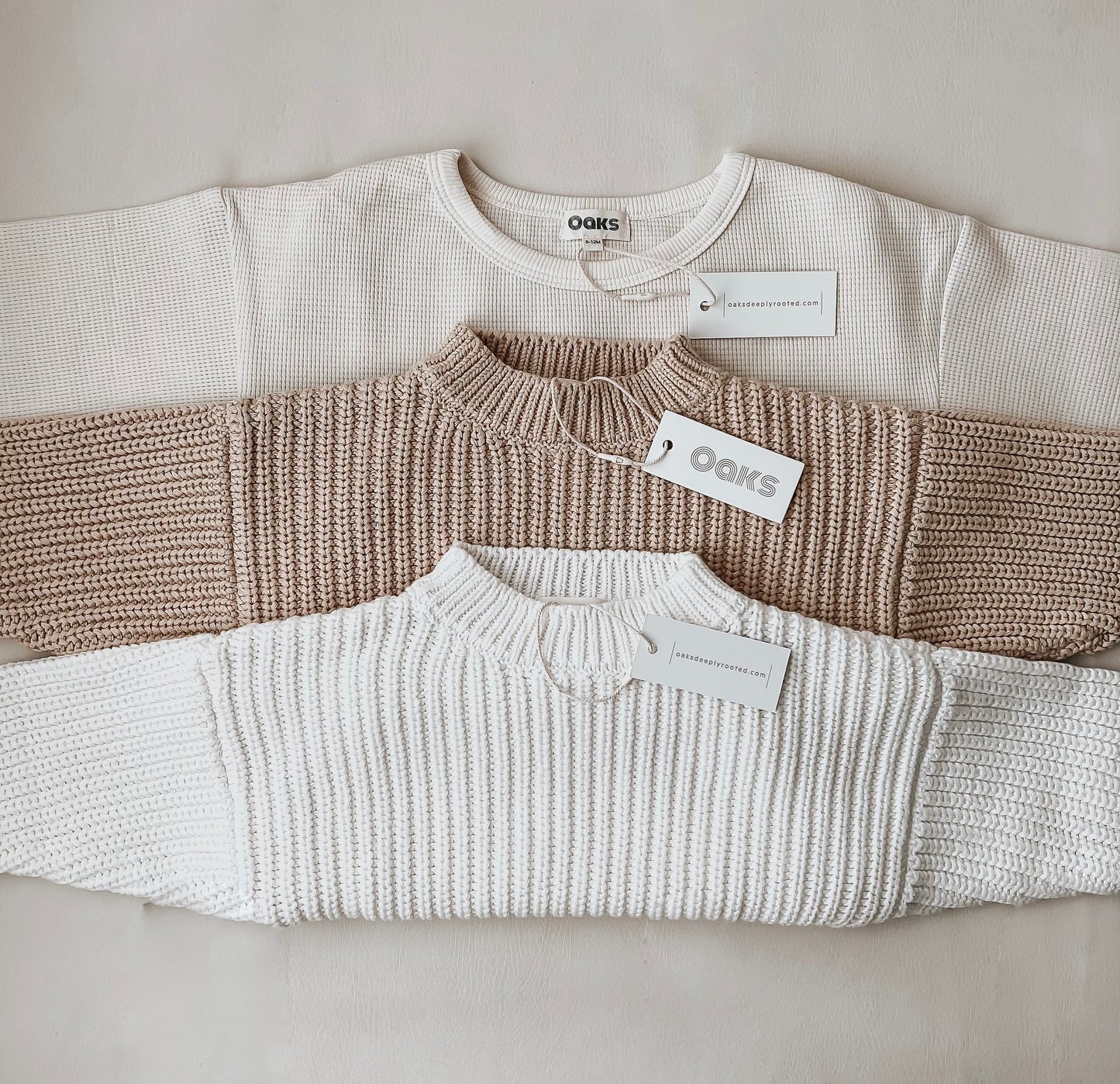 Oversized chunky knit sweater